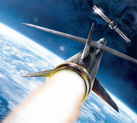圖文：反衛星太空武器想象圖