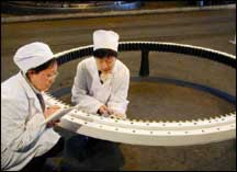 早期研製開發風力發電機軸承係列生產車間