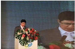 中國移動廣東公司中山分公司總經理尹啟祿為大賽致辭