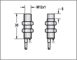 M12µç¸ÐÊ½½Ó½ü¿ª¹Ø³ß´çÍ¼
